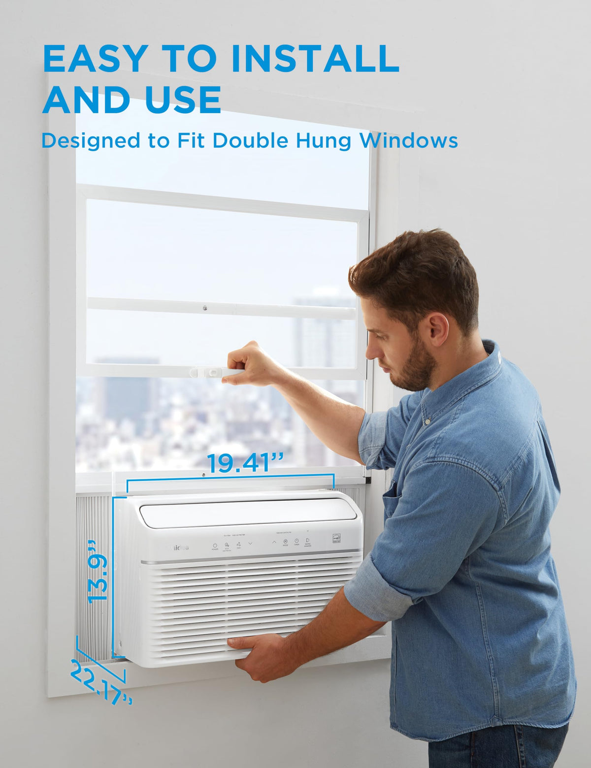 12,000 BTU Smart Inverter Air Conditioner with Heat and Dehumidifier S88607