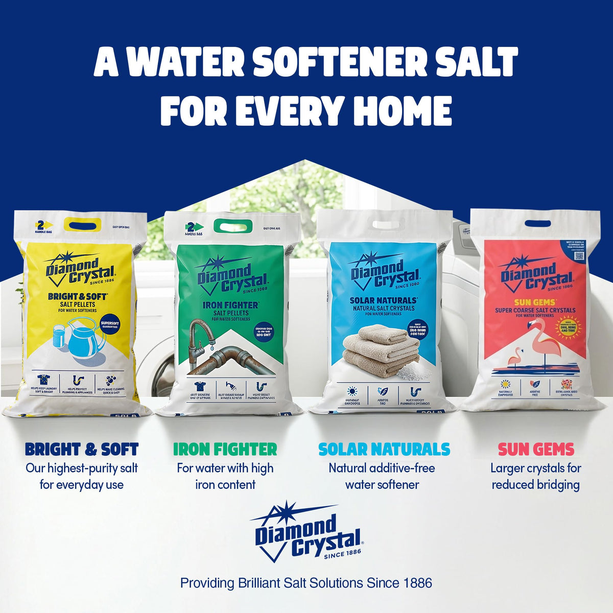 2 Pack Water Softener Salt, 40 lbs B214