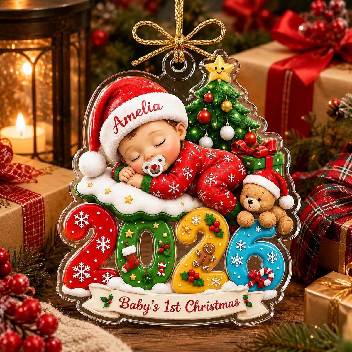 Baby First Christmas Ornament 2026 Y24723