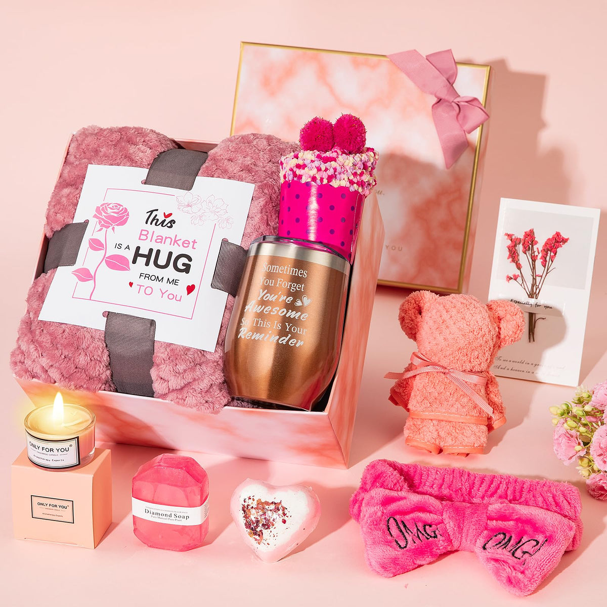 Self Care Gift Set with Blanket N280