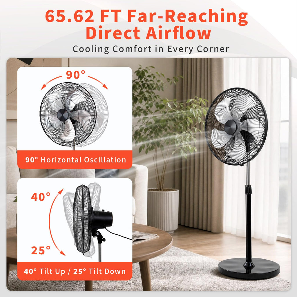 20 Inch Pedestal Fan R252
