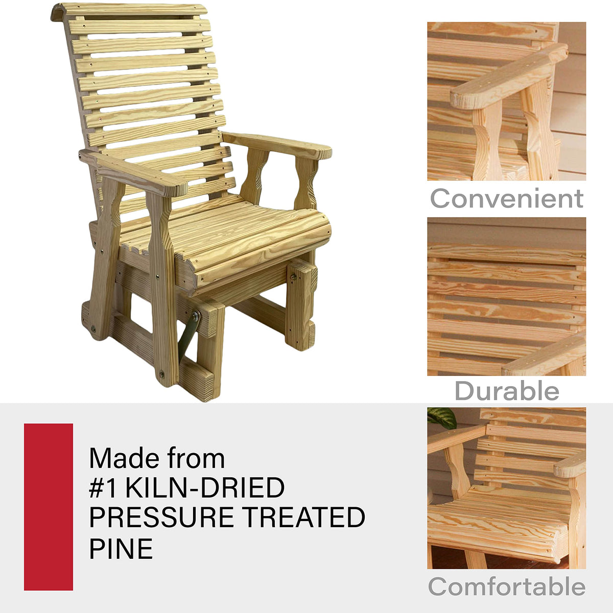 Treated Pine Glider Chair E177