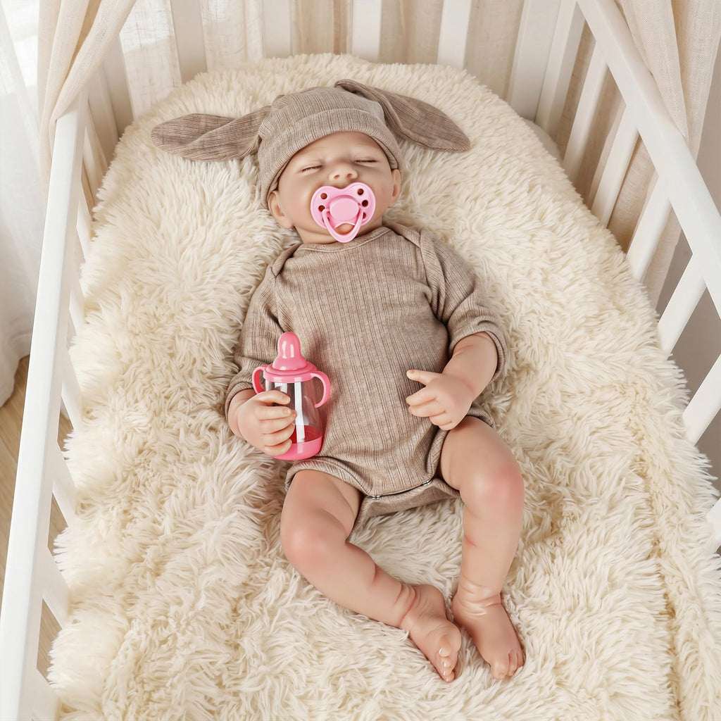 20 Inch Lifelike Reborn Baby Doll with Soft Vinyl Body A18577