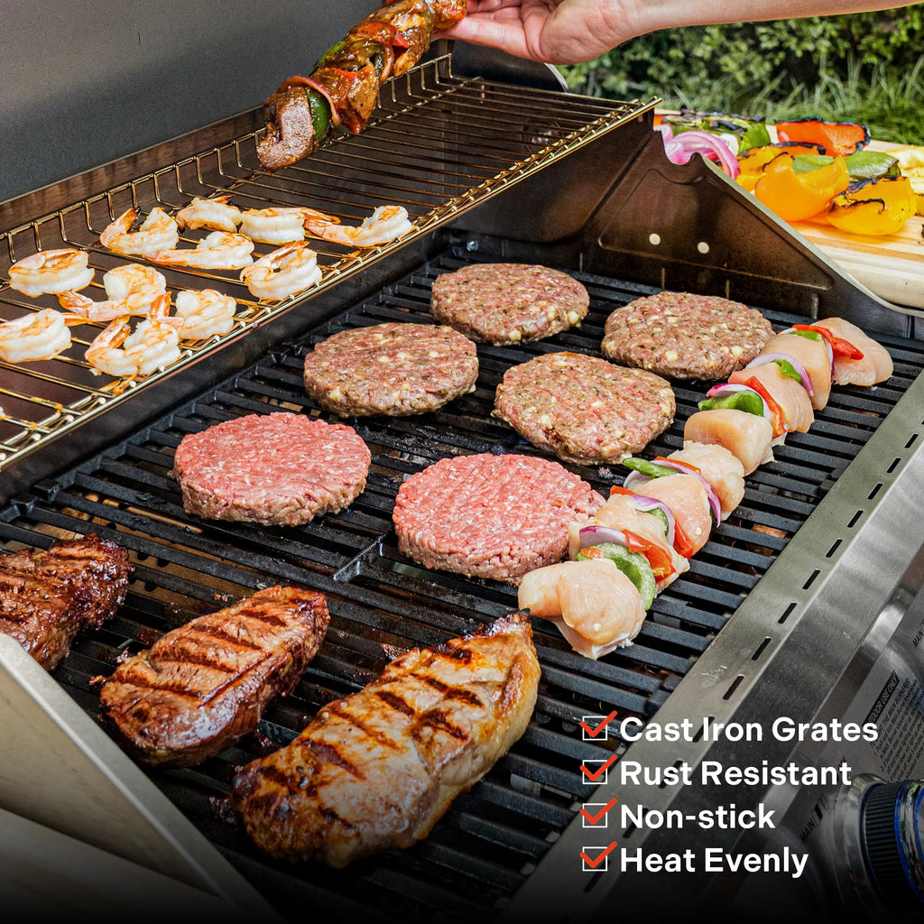 4+2 Burner Propane Gas Grill Stainless Steel I263633