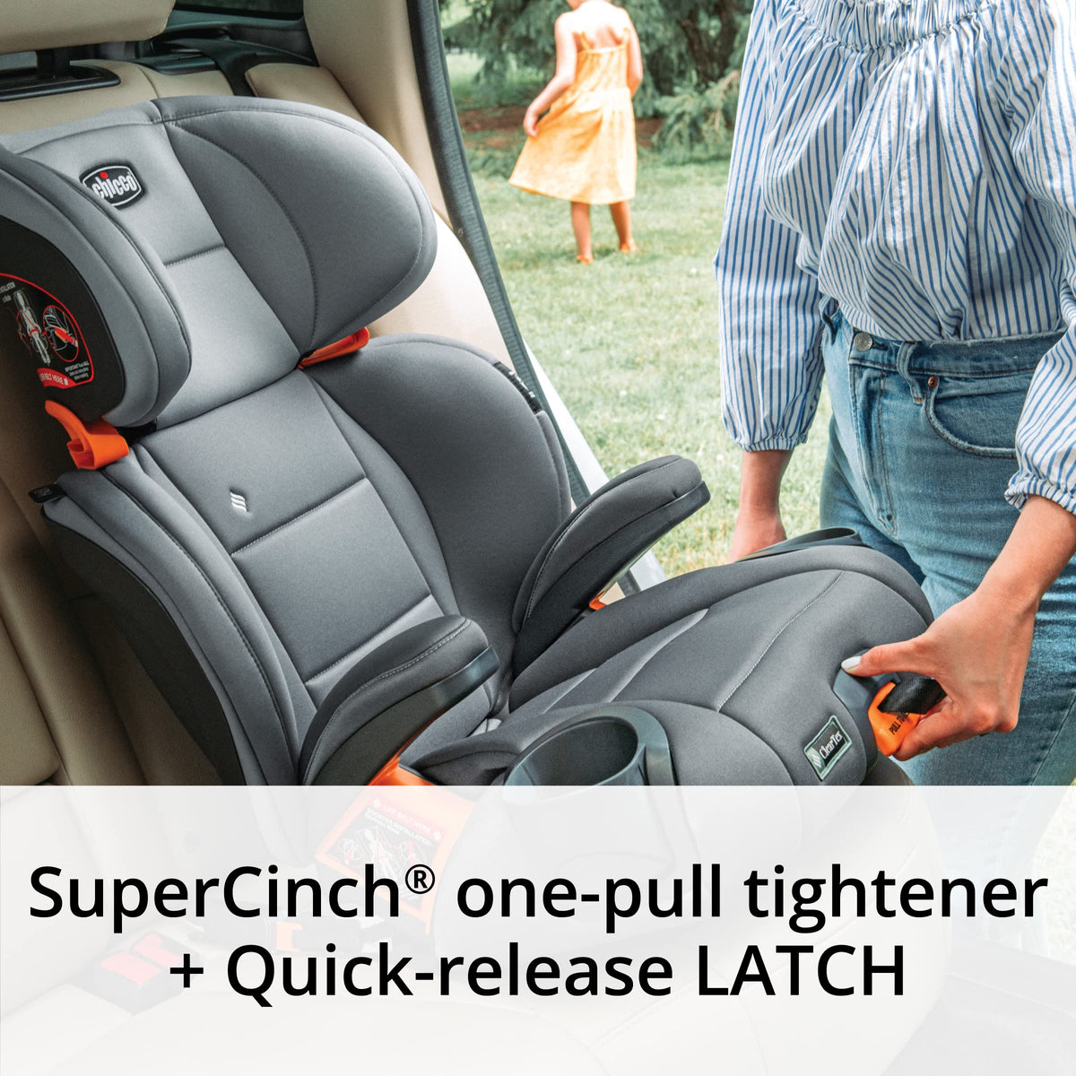 2-in-1 Belt-Positioning Booster Car Seat D1687