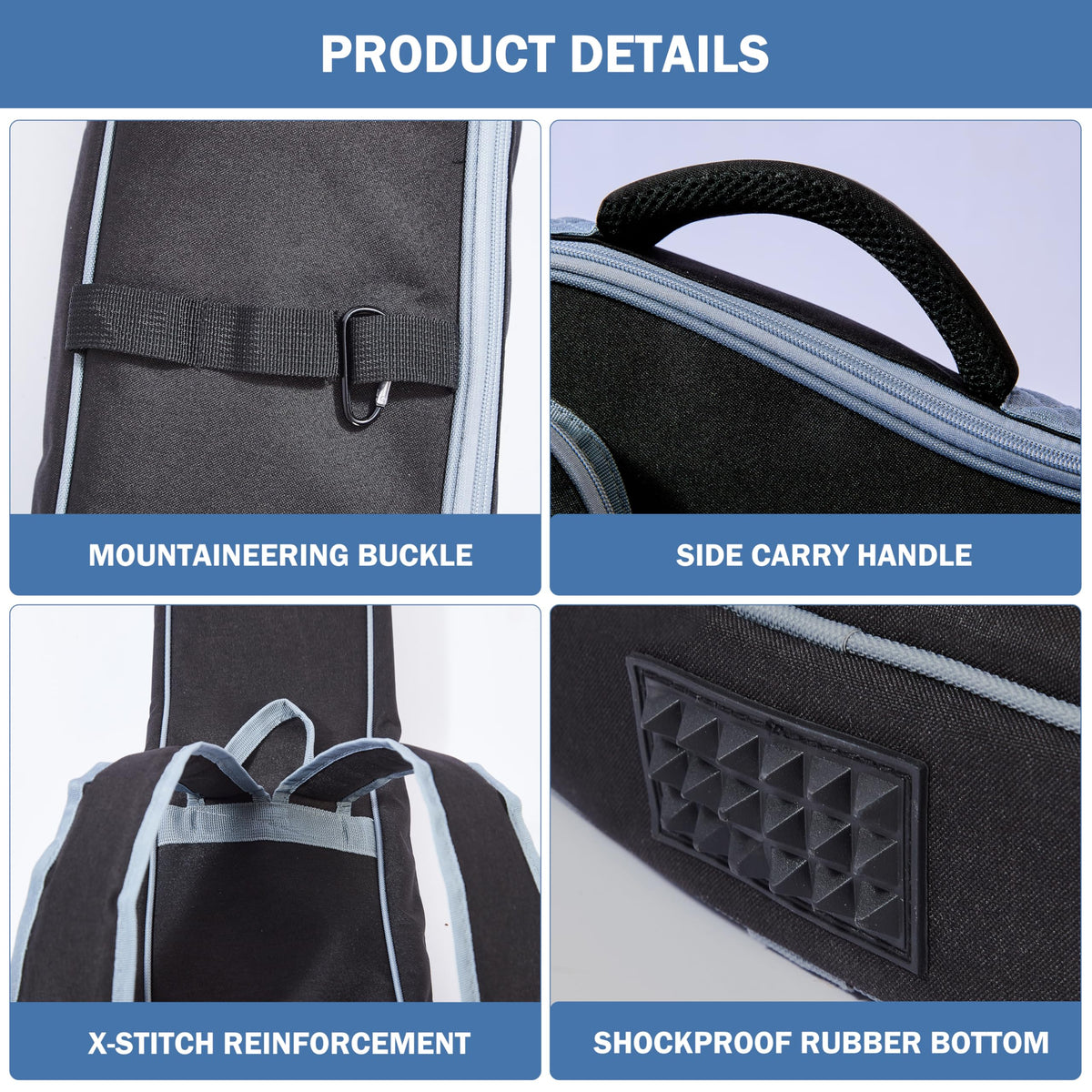40 Inch 7mm Padded Waterproof Electric Guitar Gig Bag H273409