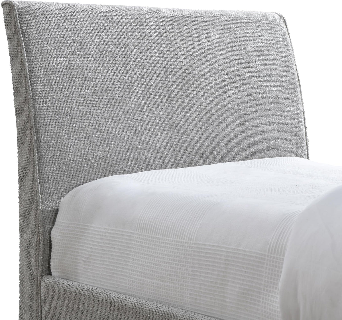 Grey Chenille Twin Trundle Bed R94928
