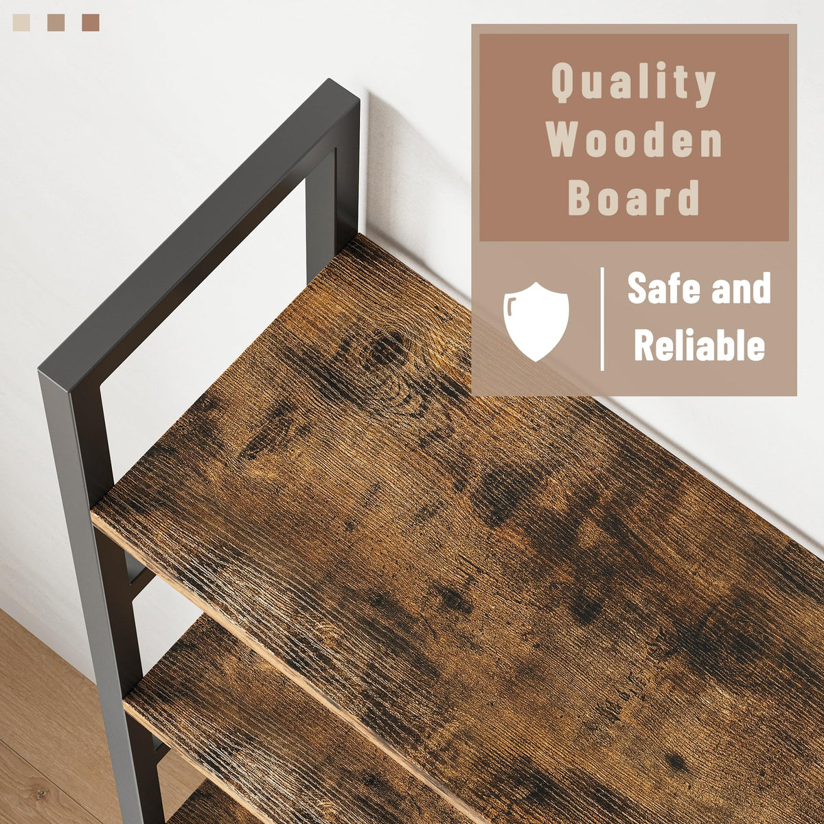 70x70 5 Tier Wooden Bookcase with 17 Open Shelf L222424