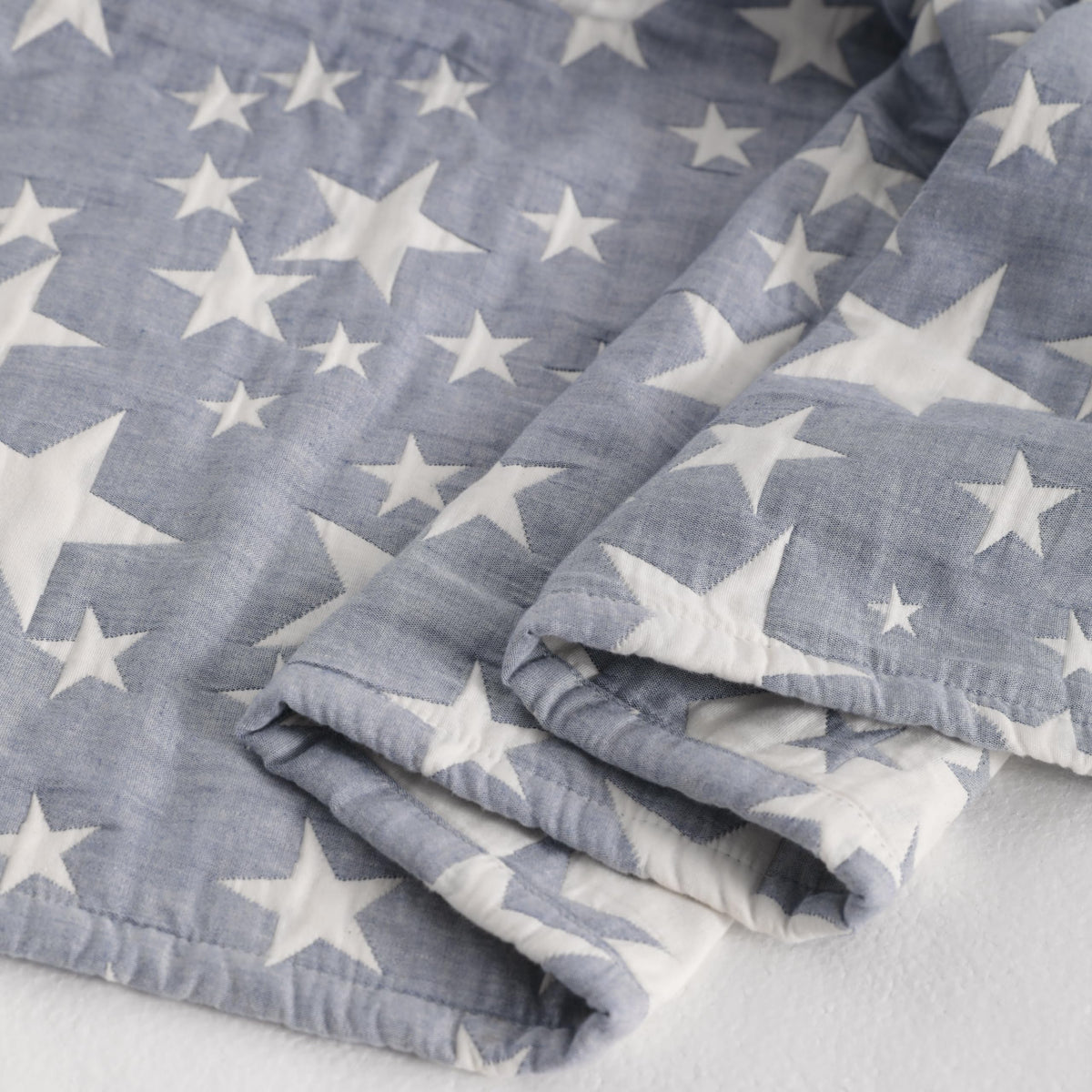 Blue Muslin Toddler Blanket T17385