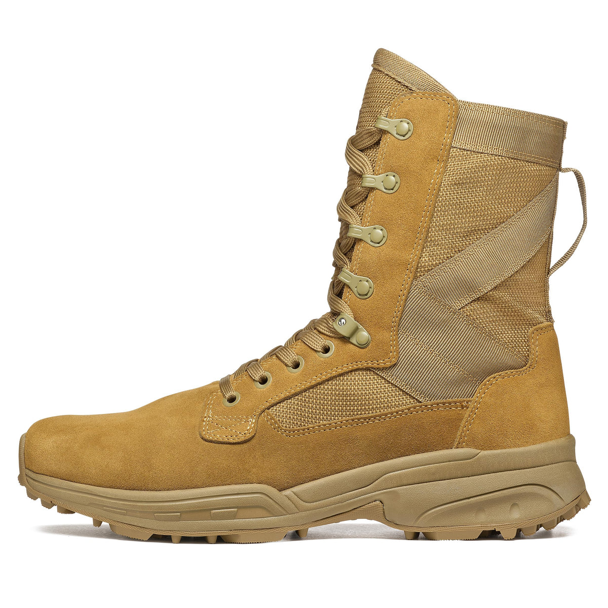 Suede Combat Boots F9651